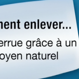 Enlever les verrues naturellement